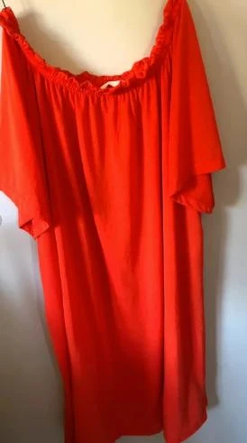 H&M Robe tunique rouge XS